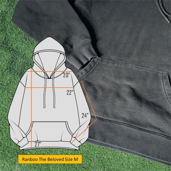 Ranboo The Beloved Duality 2021 Limited Edition Black Hoodie Sweatshirt Size M - Picture 3 of 13